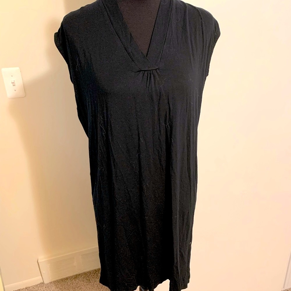 Coercion XS Black V-neck Tshirt Dress